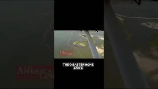 Aerial View of Disasters Below. Observing disasters from an elevated perspective.