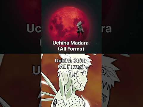 Madara (all forms) vs Obito (all forms) #madara #obito #naruto
