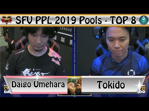 SFV PPL 2019 Pools - TOP 8｜CYG BST Daigo Umehara (Guile) vs ROHTO Z! Tokido (Akuma)