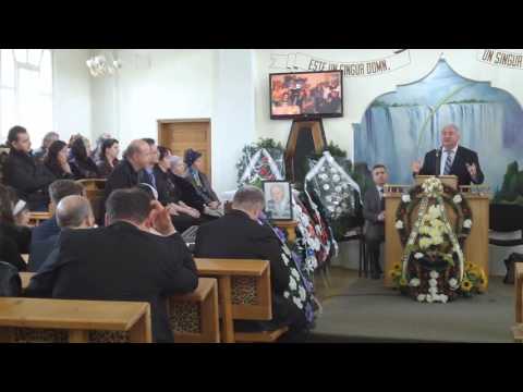 Matei Arghir - înmormântare (3) - predică Viorel Candrianu