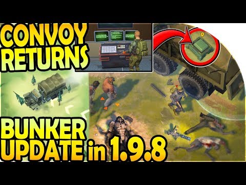 NEW CONVOY + BUNKER UPDATE in UPDATE 1.9.8 - Last Day on Earth Survival Update 1.9.7