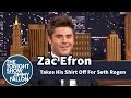 Zac Efron Keeps Taking His Shirt Off For Seth Rogen ...
