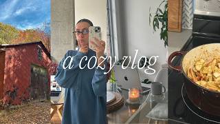 FALL VLOG 🍎🧸 romanticizing fall, cozy walks, baking + honest chats *how i’m really feeling*