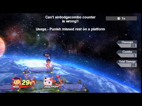 【SSB4】sorry puff.mp4 Ness Kill confirm if Puff misses rest on Platform