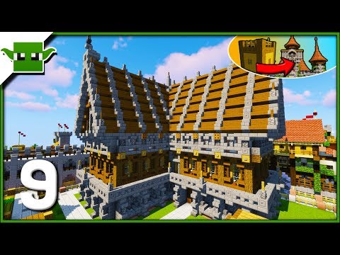 andyisyoda - Minecraft: Let's Build a Medieval Kingdom - E9 - The Town Hall!!!