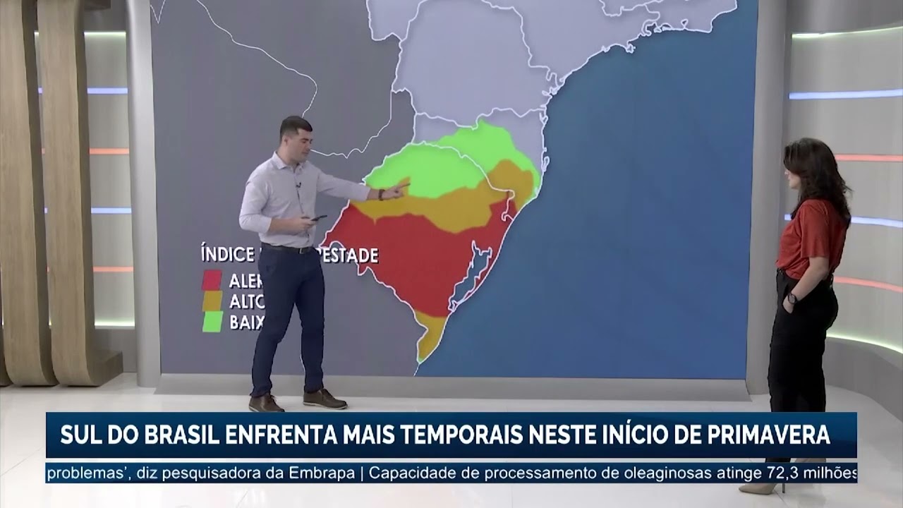 Sul do Brasil enfrenta mais temporais neste início de primavera