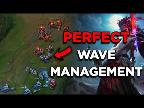 Stomp lane with PERFECT wave management - League of Legends