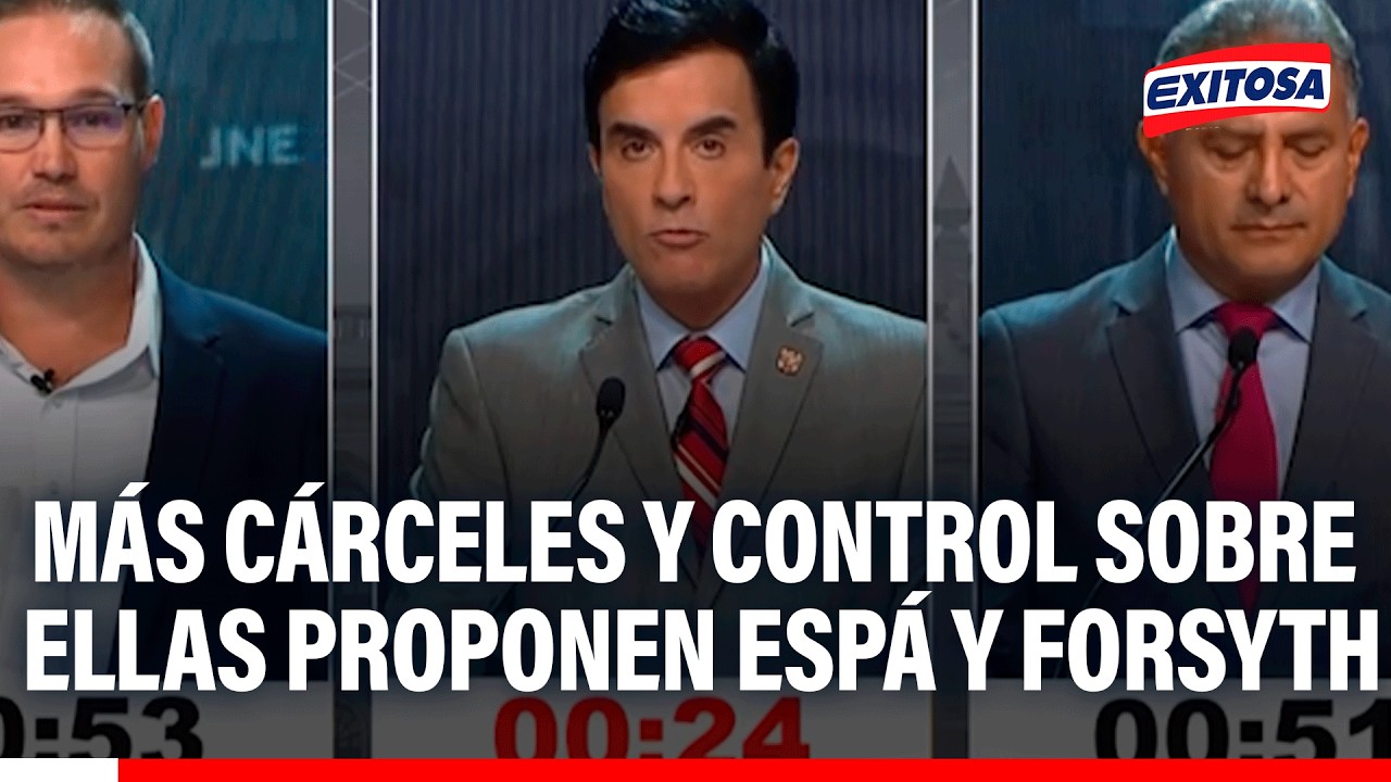 🔴🔵George Forsyth tomará las cárceles, Carlos Espá creará penales y Carlos Jaico reformará la PNP