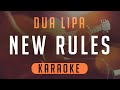 Dua Lipa - New Rules (Acoustic Karaoke)