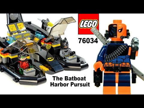 Vidéo LEGO DC Comics 76034 : Poursuite en BatBoat dans le port
