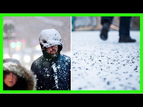 Varning för snö och halka i södra sverige