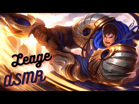 League of Legends ASMR: Spin to Win with Garen with Fire Ambient Sounds