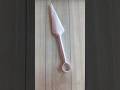 KUNAI NARUTO ORIGAMI TUTORIAL HOW TO MAKE PAPER KUNAI CRAFT WEAPON STEP BY STEP FOLDING ART
