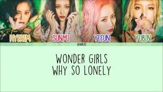 Download lagu Wonder Girls - Why So Lonely [Eng/Rom/Han] Picture   Color Coded Lyrics mp3