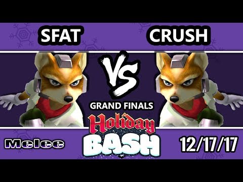 Holiday Bash SSBM - CLG.SFAT (Fox) VS EGTV | Crush (Fox) - Melee GF