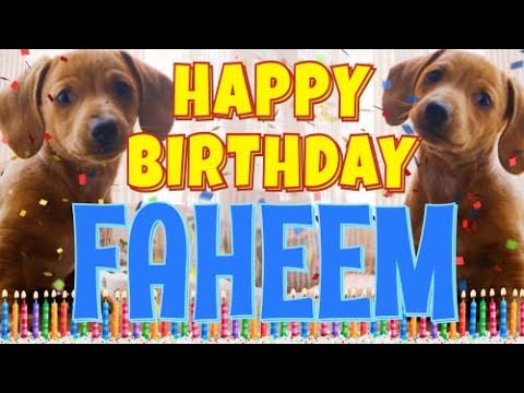 Happy Birthday Faheem! ( Funny Talking Dogs ) What Is Free On My Birthday