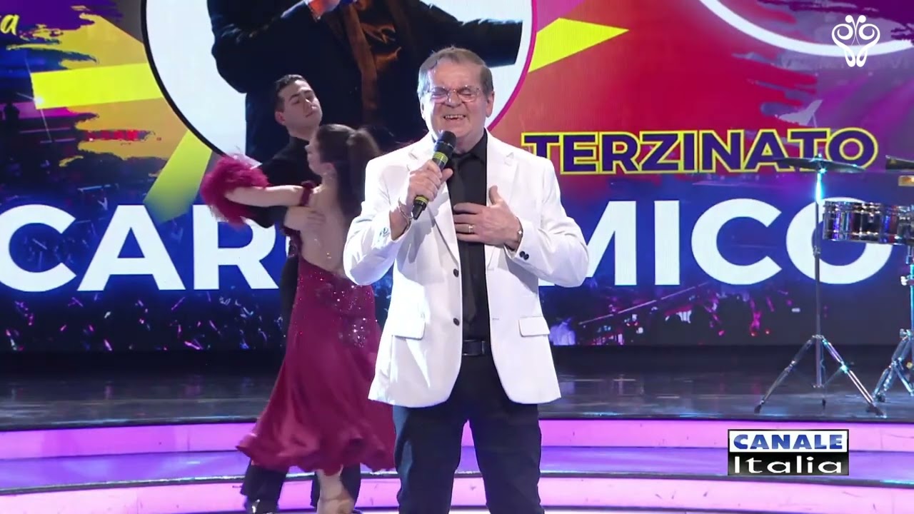 Mister Domenico -  CARO AMICO (terzinato) Serata Canale Italia SPECIALE FARFALLINA in TV