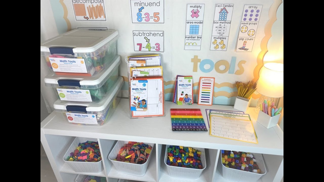 Box Opening for Math Tools Resource Kits Grades K-1, 2-3, & 4-5