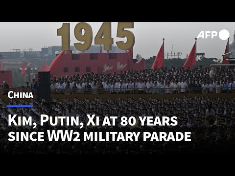 Massive military parade begins in Beijing | AFP