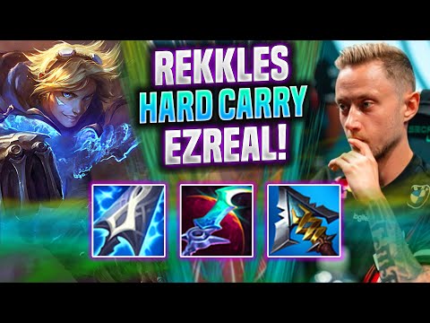 REKKLES HARD CARRY WITH EZREAL! - KC Rekkles Plays Ezreal ADC vs Swain! | Season 2022