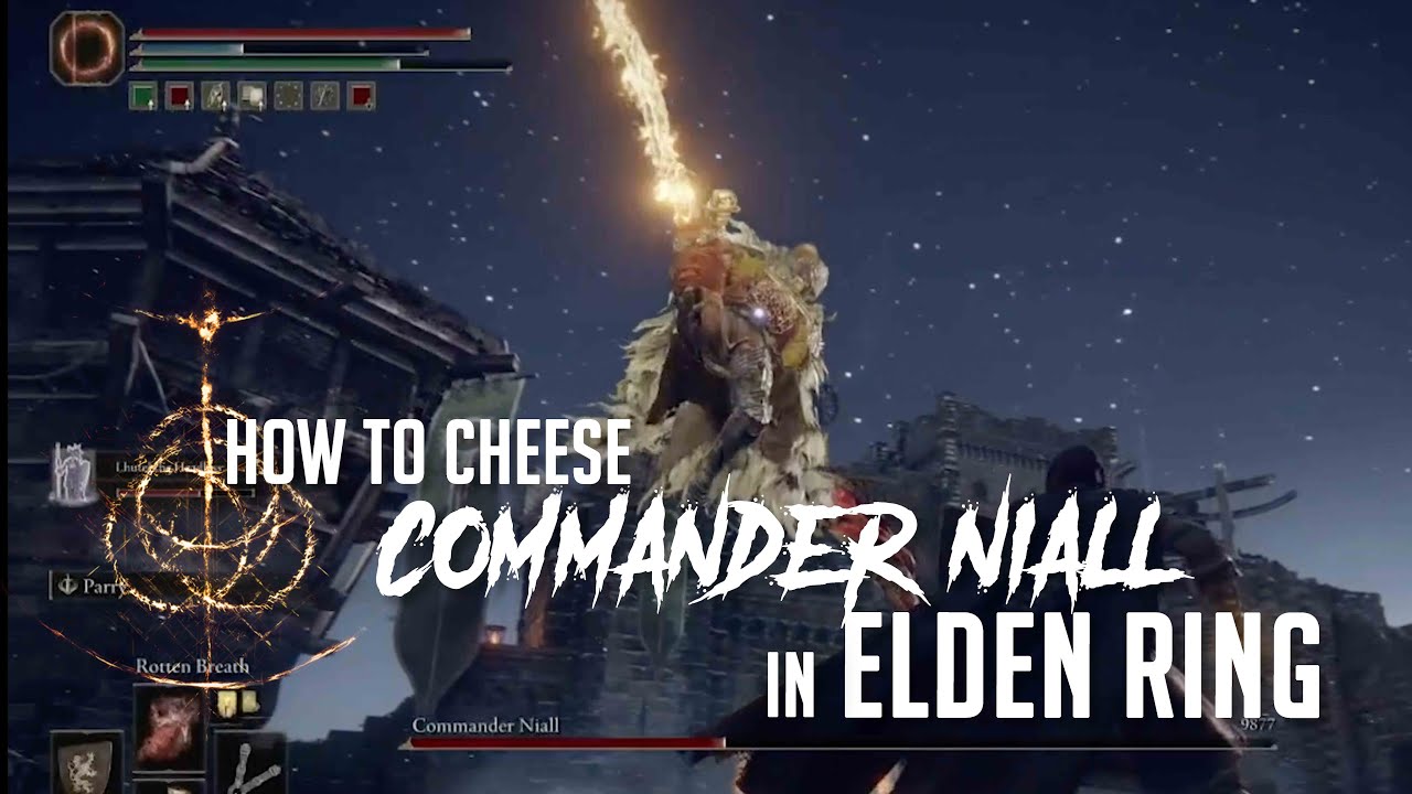 How to Cheese Commander Niall at Castle Sol in Elden Ring (Easy Kill)