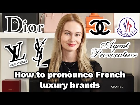 How To Pronounce Your Favorite Luxury Brands in French || Givenchy, Christian Louboutin & more