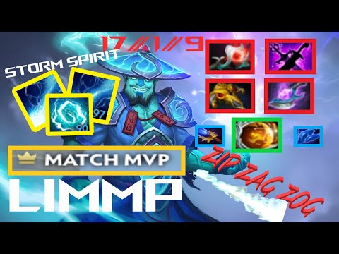 Limmp Storm Spirit Mid Gameplay Patch 7.31b  - Dota 2 Full Gameplay player perspective.