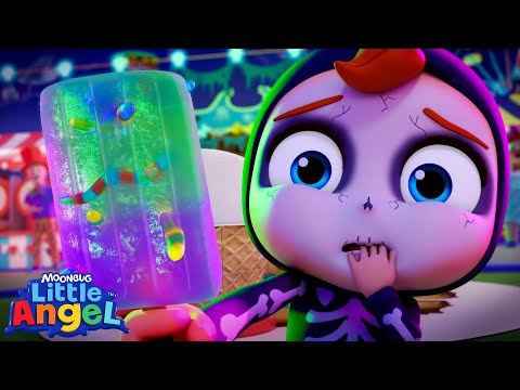 Spooky Halloween Carnival Fun! 🎃👻 | Little Angel Kids Songs & Nursery Rhymes