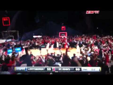 PITT @ STJ - Dwight Hardy game winning shot (02.19.11)