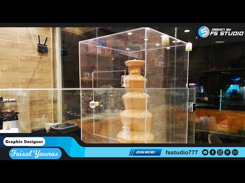 Laser Cutting Acrylic Chocolate Box 1 | Acrylic Box | ليزر قص أكريليك بوكس @FSStudio777