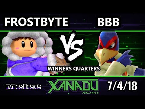 S@X 257 SSBM - Frostbyte (Ice Climbers) Vs. BBB (Falco) - Smash Melee Winners Quarters