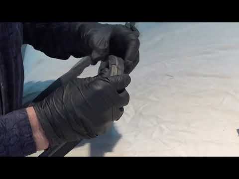 How to repair cracked weather stripping (Mercedes-Benz, 1950s - '80s)