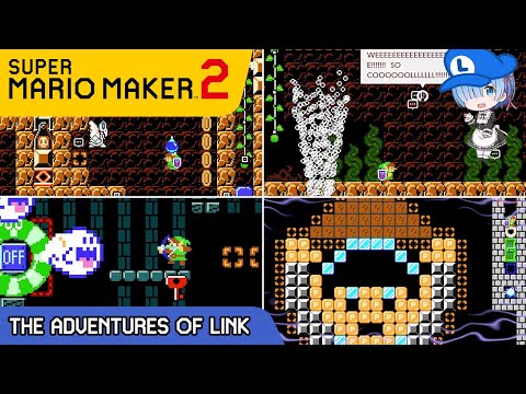 The Adventures of Link: 4 AWESOME Link Levels in 1 Video! [SMM2]