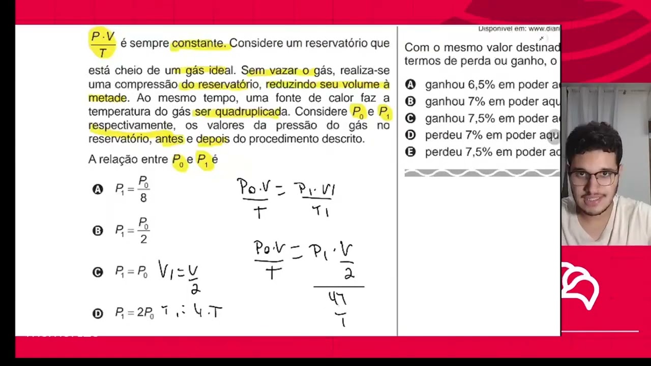 Resolução em Vídeo — Questão 157 ENEM 2017 PPL