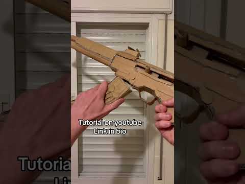STG-44 tutorial on my page #cardboardcraft #gun #cardboard #diy #cardboardcreations #fakegun #war