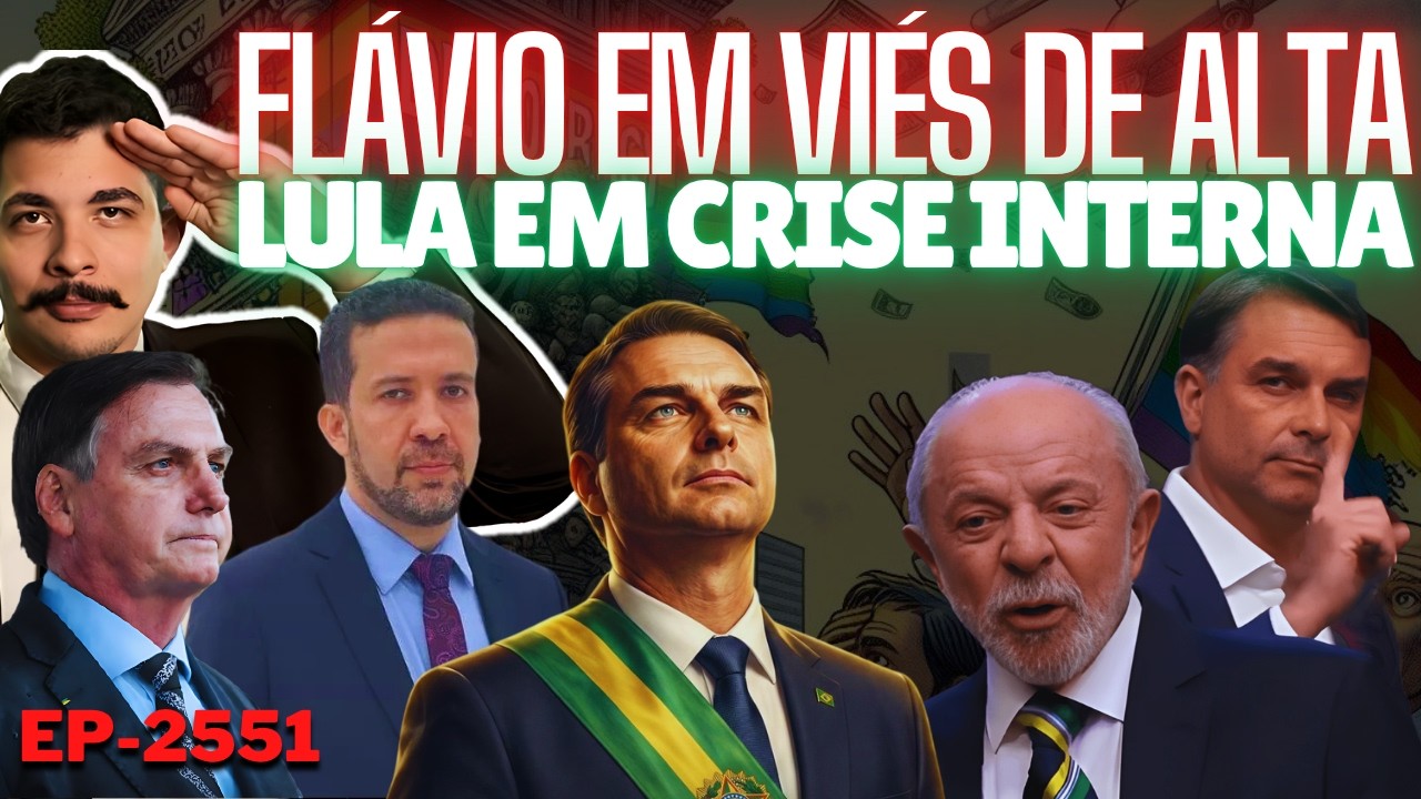 Flávio em VIÉS de ALTA, Lula em CRISE Interna + A Nova FAKENEWS + PROVANDO Que Flávio é a Solução.