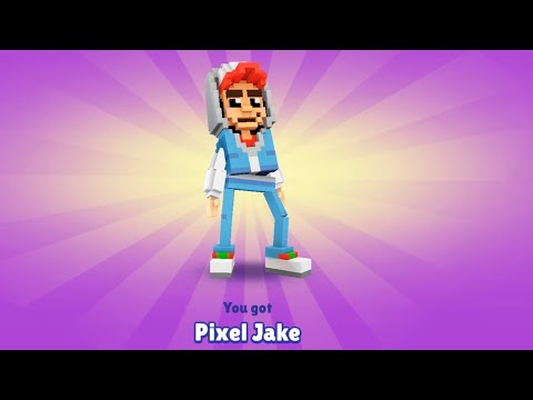 Subway Surfers Classic All 5 Stages Completed Pixel Jake & Guard King Update All Characters Unlocked