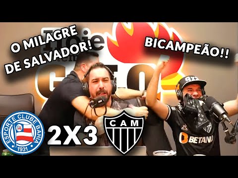 REAÇÕES A BAHIA 2X3 ATLÉTICO - MG - WEB RADIO GALO