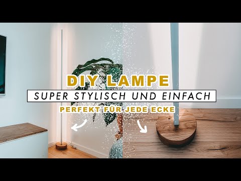 DIY Designer Lampe - stylische Stehlampe einfach selber bauen | EASY ALEX