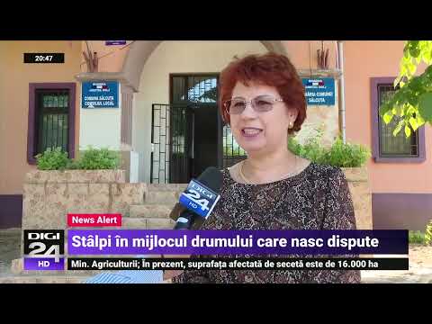 O pistă de biciclete pe bani europeni înjumătățește trotuarul și le dă bătăi de cap oamenilor