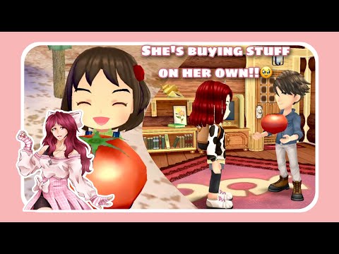 Story Of Seasons a Wonderful Life: Matthew's daughter is worried about her dad!!*SO CUTE*😭❤