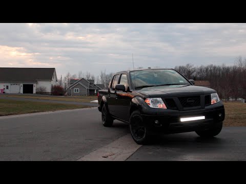 Custom LED Light Bar Install - Nissan Frontier
