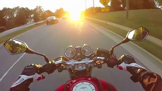 New Mirrors on the Honda Hornet 919 and Exploring Cary, NC