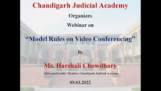Model Rules on Video Conferencing;?>