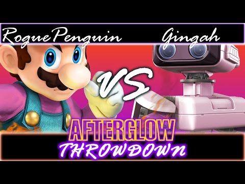 Afterglow Throwdown - G4C|Rogue Penguin (Mario) VS Gingah (ROB) - Losers Top 8 - Smash Wii U