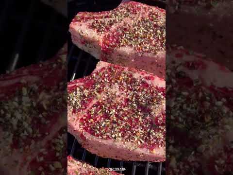 Reverse Seared Ribeyes with Black Garlic Butter | Over The Fire Cooking by Derek Wolf