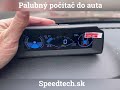 Palubní počítač 12/24V - displej 5,2" LCD / OBDII / s vestavěným víceosým gyroskopem - Video Youtube
