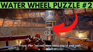 Find a path to the surface WATER WHEEL PUZZLE HOW TO OPEN GATE Forging Destiny God of War Ragnarok