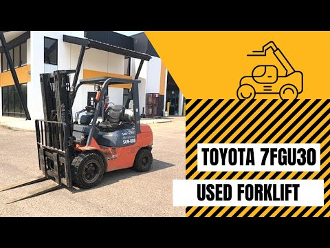 Used Forklift for Sale | 2004 TOYOTA 7FGU30 | Leavitt Machinery [USED EQUIPMENT] 1-888-247-0567