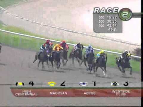 Planeta Turfe - Cingapura 2010 - João Moreira 79 Vitória(Magician).wmv